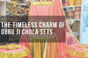Guru Ji Chola Sets – Traditional Elegance at Lamoksh Fabrics