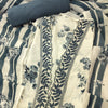 Elegant Off-White Beige Pure Kota Silk Suit with Patola Border & Cambric Bottom