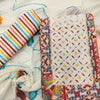 Elegant Pure Cotton Suit with Digital Print & V-Neckline