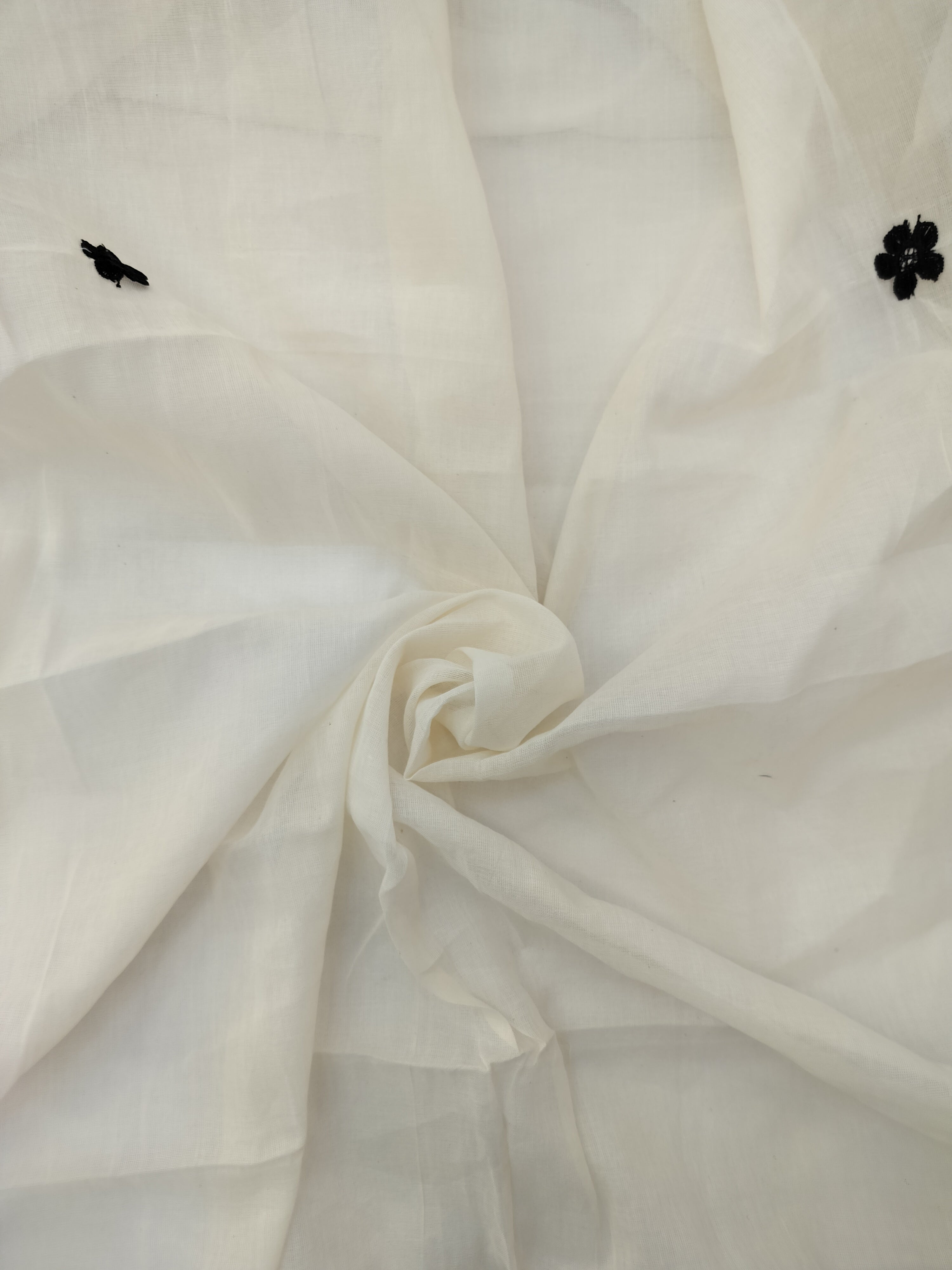 Graceful Pure Kota Silk Suit with Patola Border and Mehroon Cambric Bottom